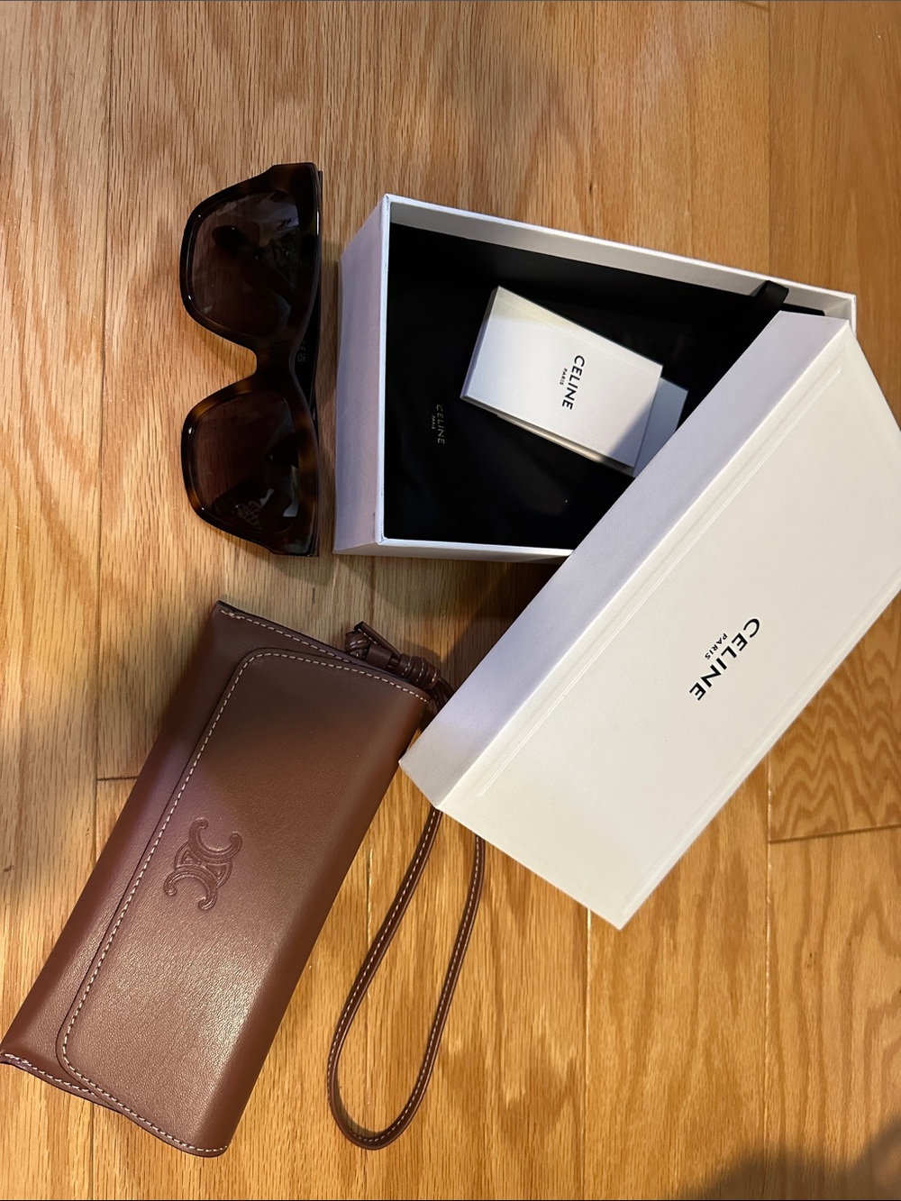 Celine TRIOMPHE 09 SUNGLASSES IN ACETATE (CLASSIC HAVANA)